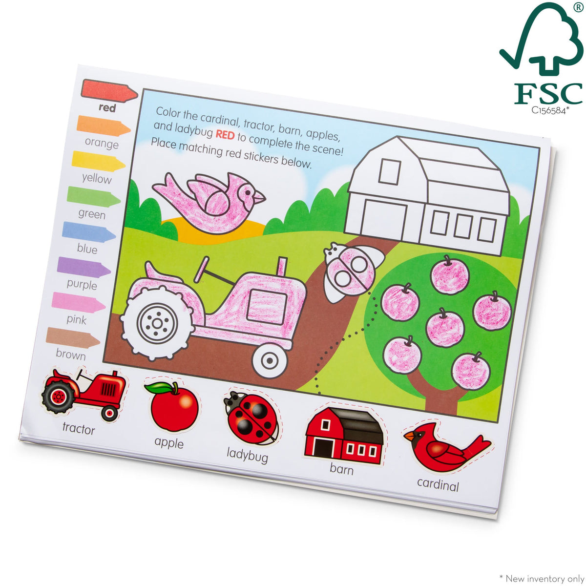 Educational Colors & Shapes Activity Pad