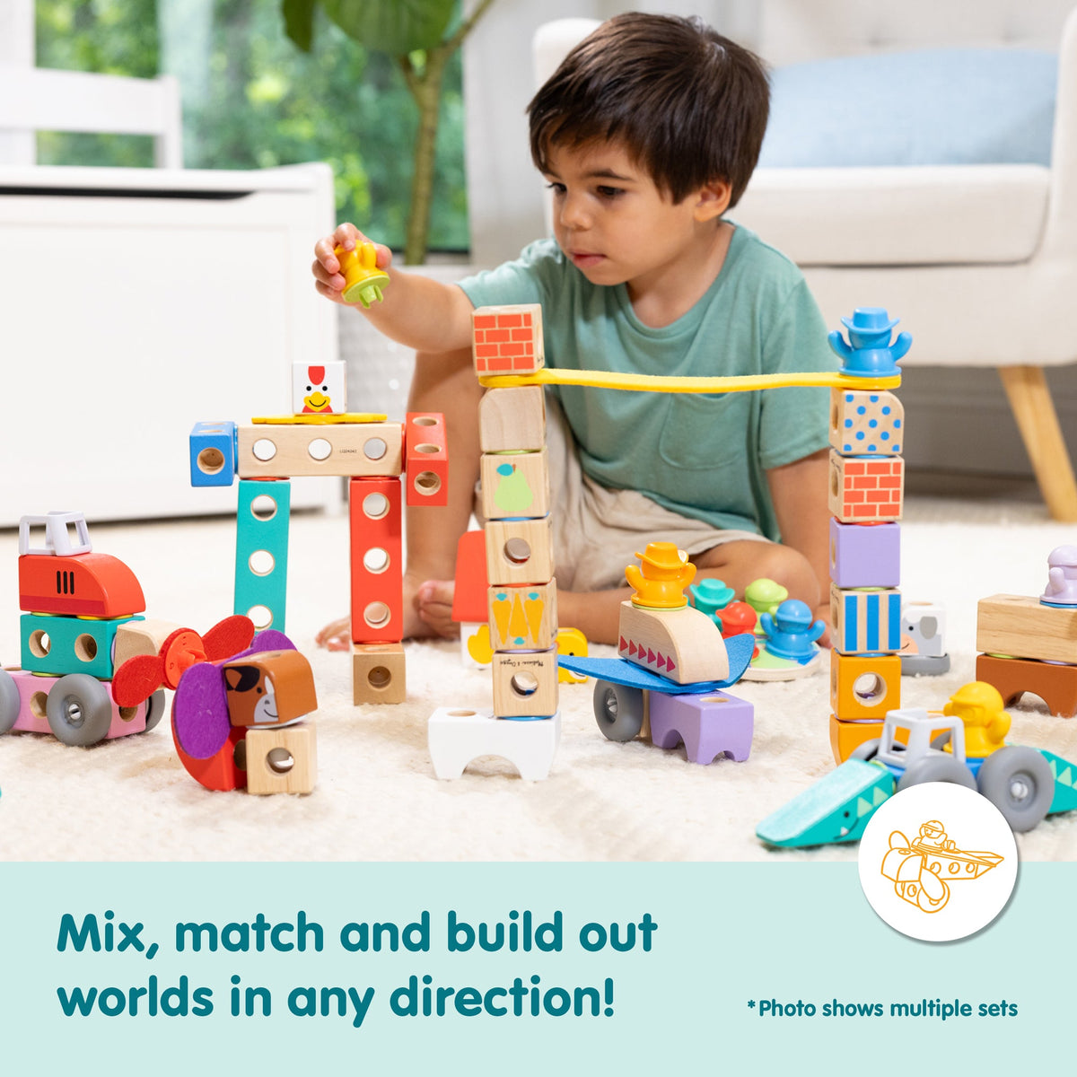 Educational Blockables All Around Town Gift Bundle