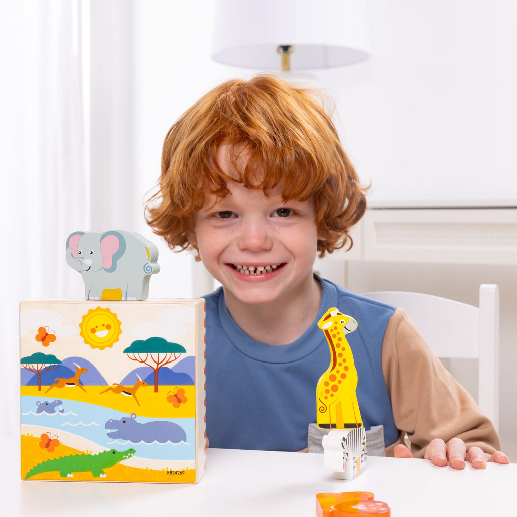 Educational Wooden Animal Matching - Safari