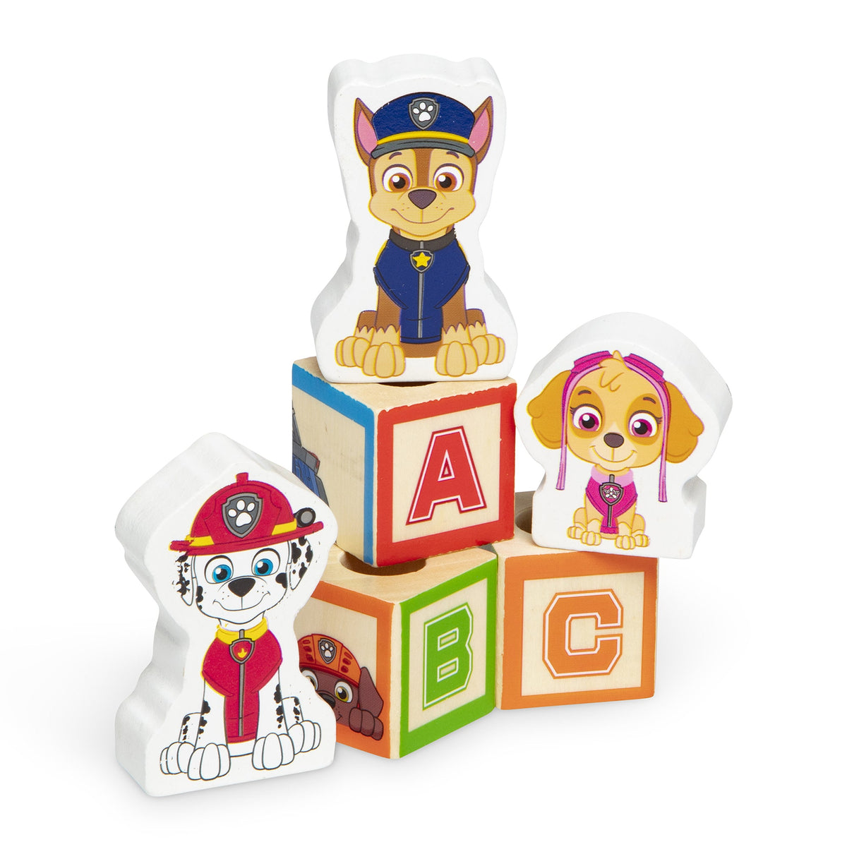 Educational PAW Patrol Wooden ABC Block Truck