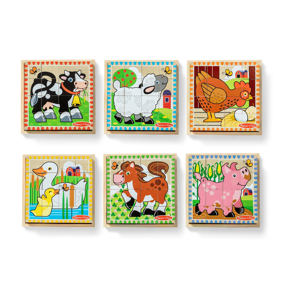 Educational Farm Cube Puzzle - 16 Pieces