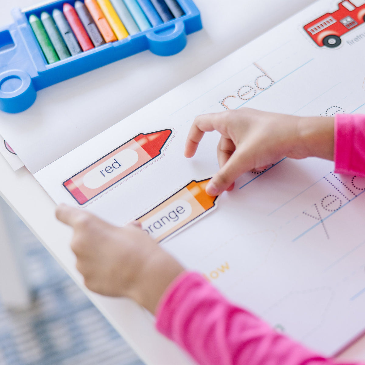 Educational Colors & Shapes Activity Pad