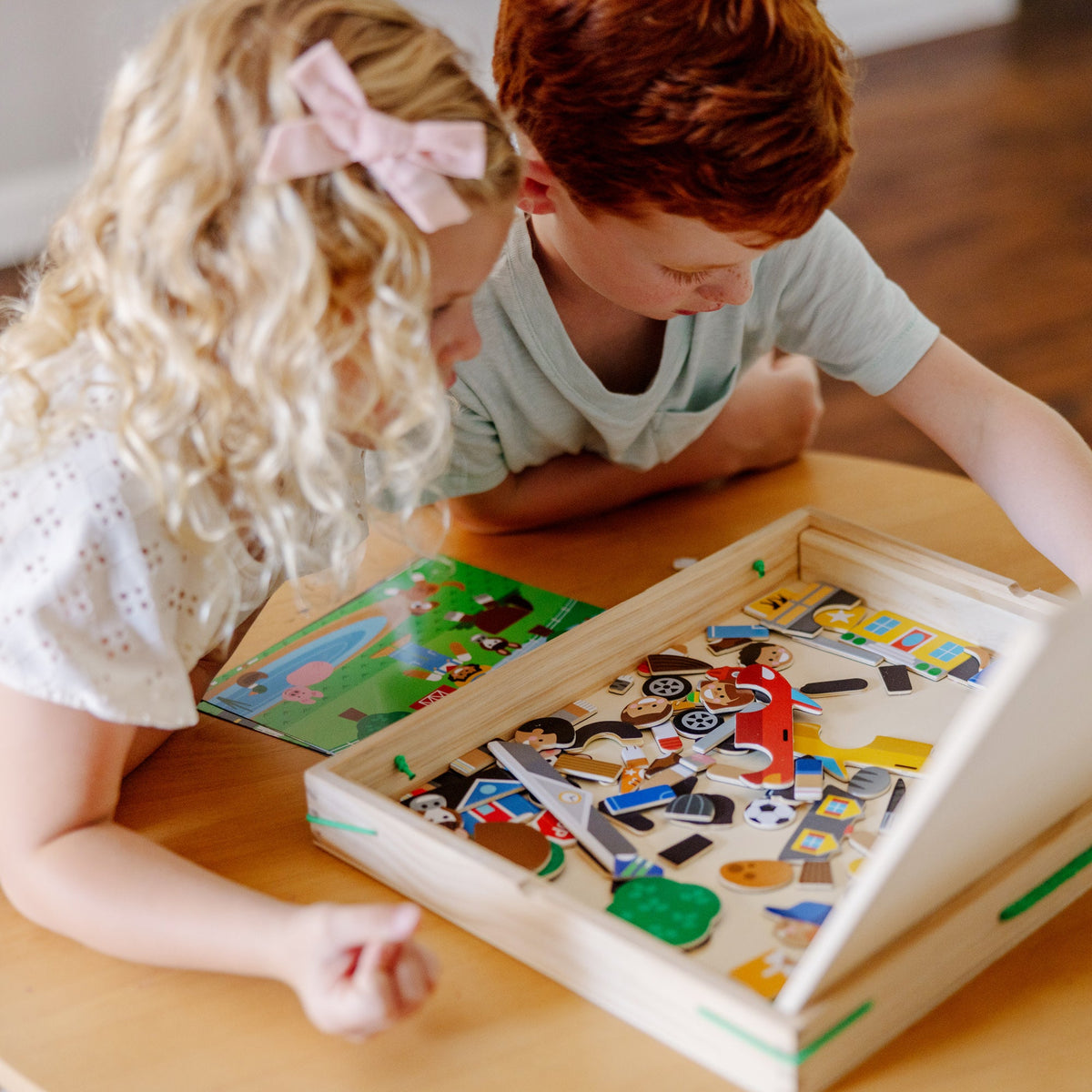 Educational Magnetic Matching Picture Game