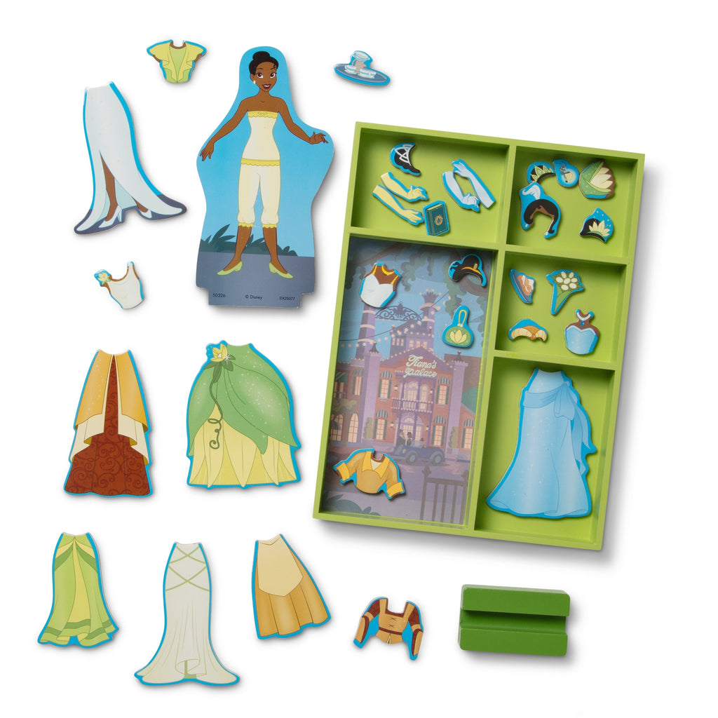 Educational Disney Tiana Wooden Magnetic Dress-Up Play Set