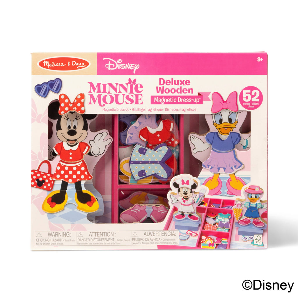 Educational Disney Minnie & Daisy Deluxe Wooden Magnetic Dress-Up