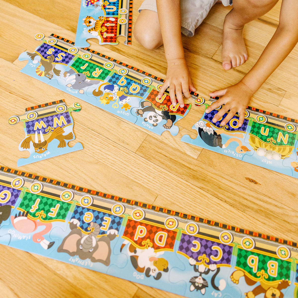 Educational Alphabet Express Floor Puzzle - 27 Pieces