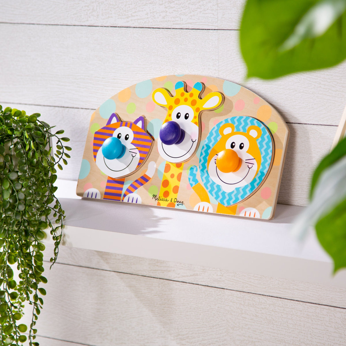 Educational Safari Jumbo Peg Puzzle - 3 Pieces