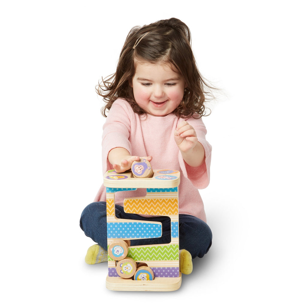 Educational First Play Wooden Safari Zig-Zag Tower