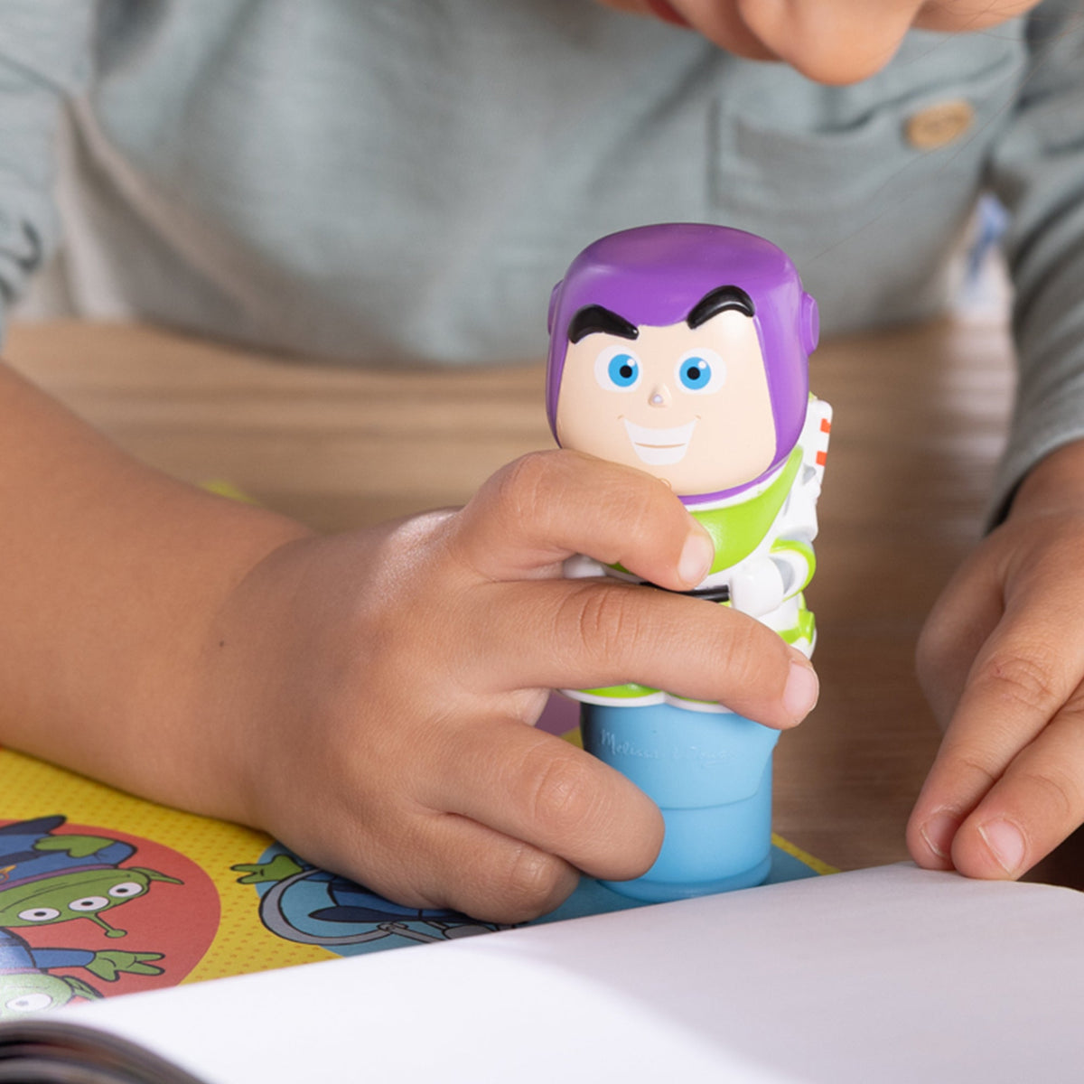 Educational Sticker WOW Disney Toy Story Buzz Lightyear Bundle Activity Pad & Sticker Stamper Mini Activity Pad and 200 Refill Stickers