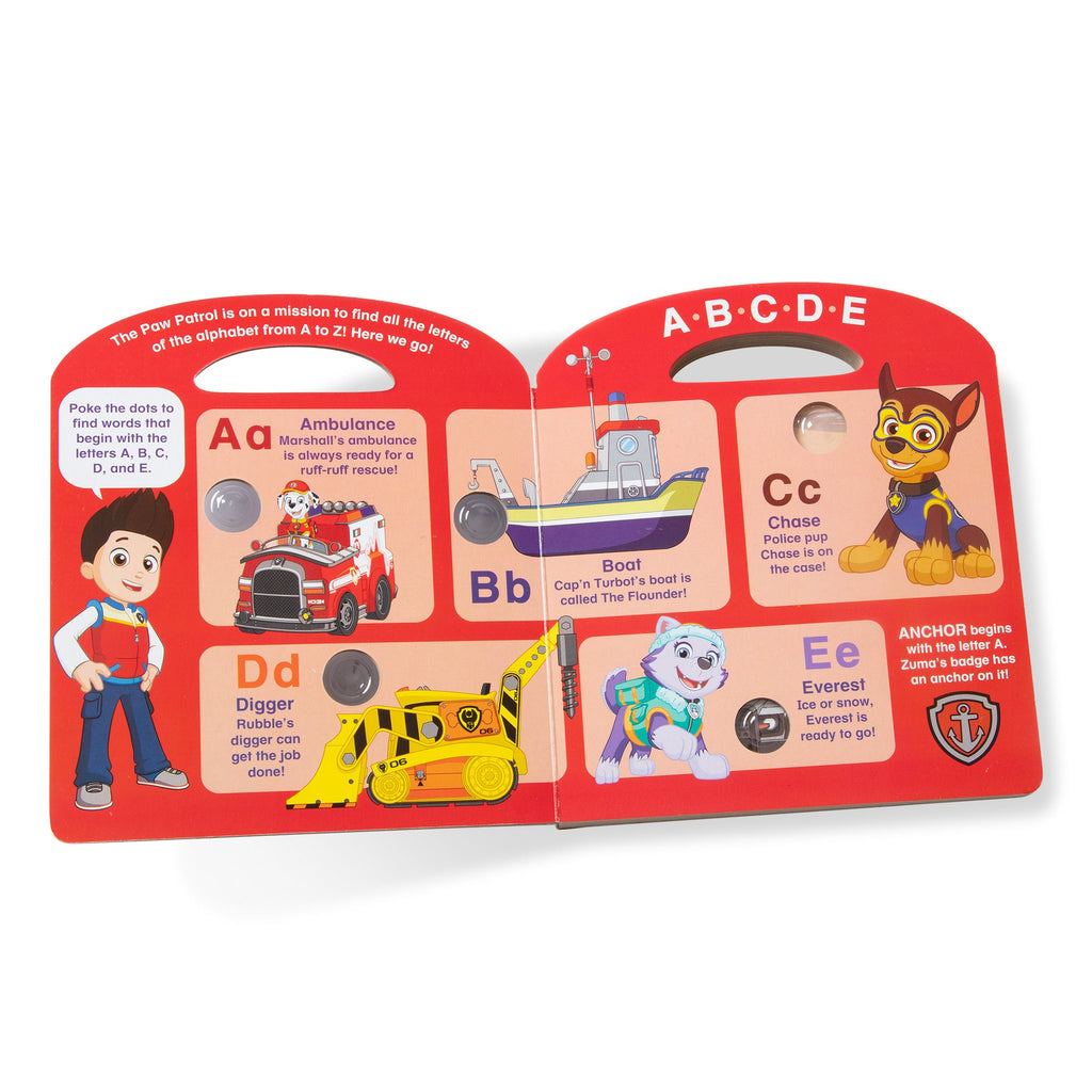 Educational PAW Patrol Poke-A-Dot Alphabet Adventure