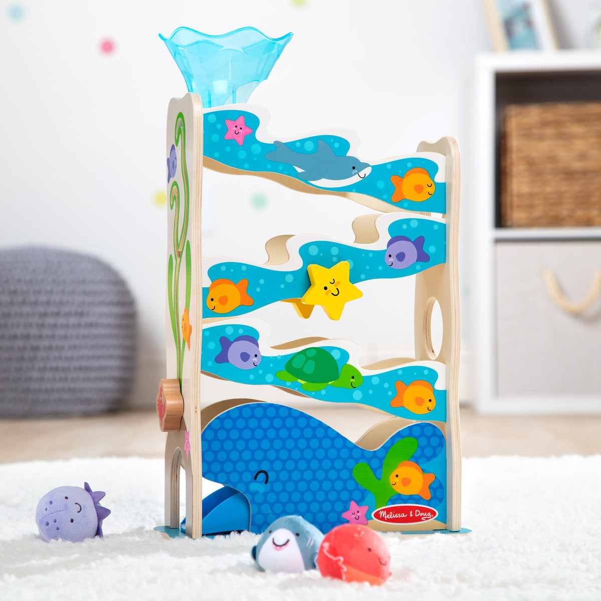 Educational Rollables Wooden Ocean Slide