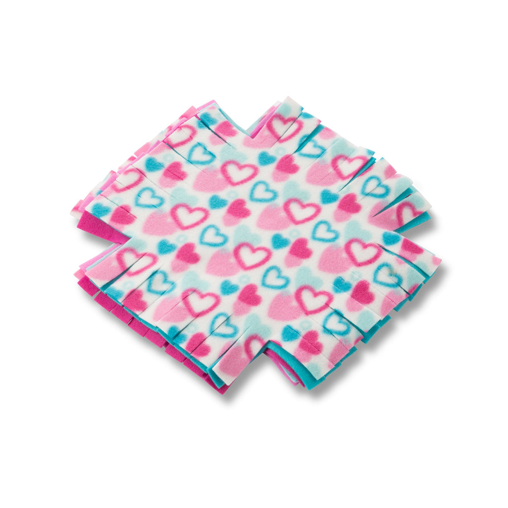 Educational Created by Me Heart Fleece Blanket No-Sew Craft Kit