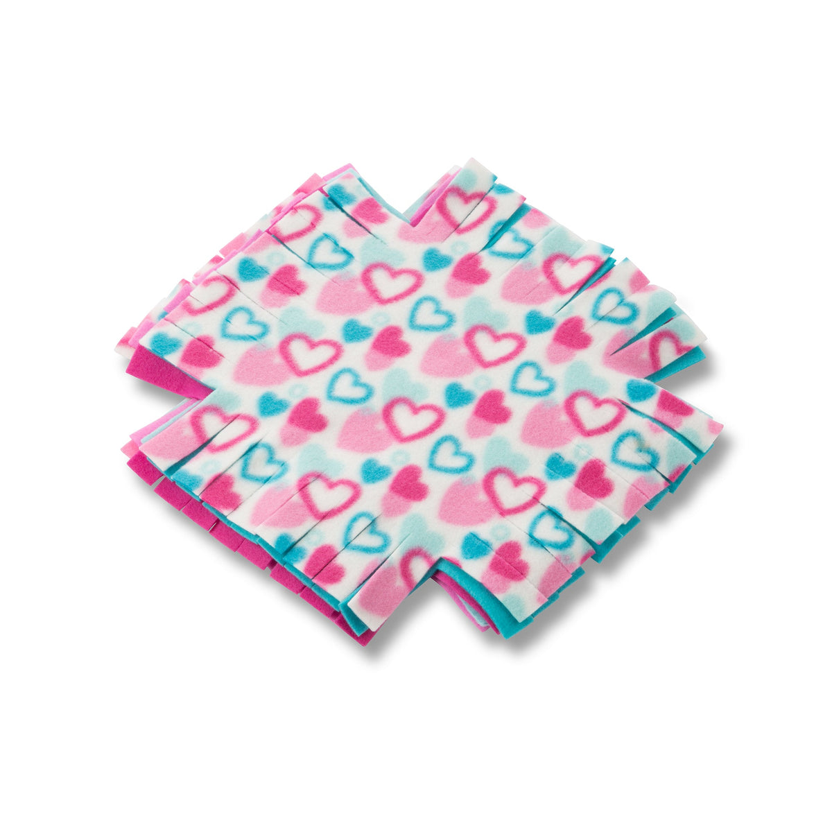 Educational Created by Me Heart Fleece Blanket No-Sew Craft Kit