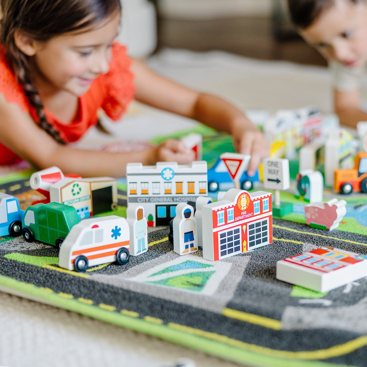 Educational Deluxe Road Rug Play Set