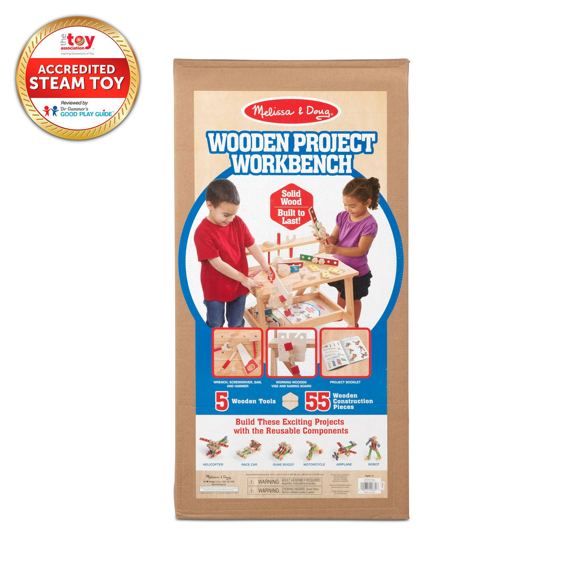 Educational Wooden Project Workbench