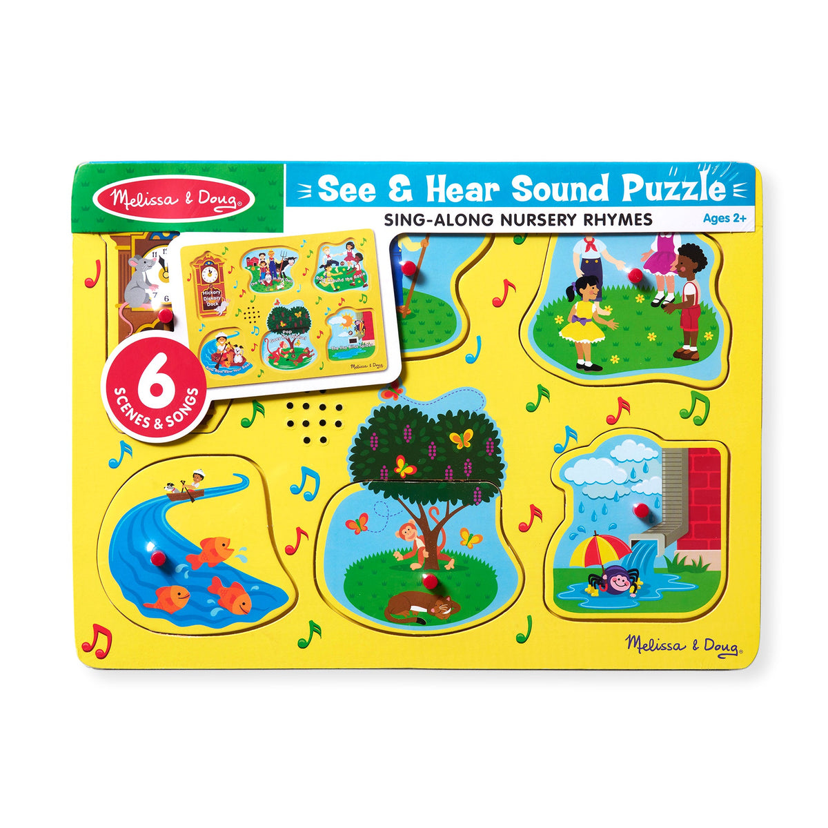 Educational Nursery Rhymes 1 Sound Puzzle - 6 PIeces