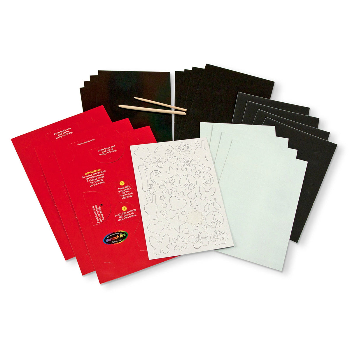 Educational Deluxe Combo Scratch Art Set
