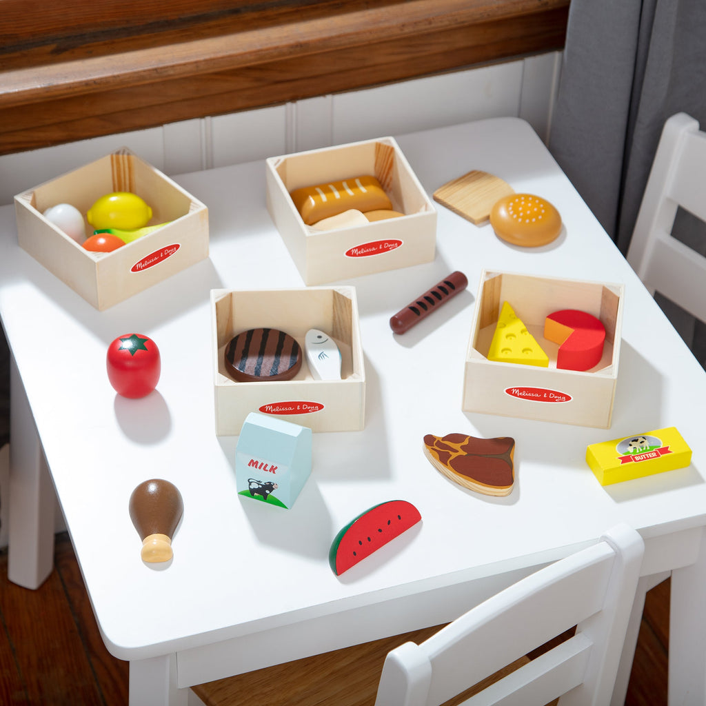 Educational Food Groups - Wooden Play Food