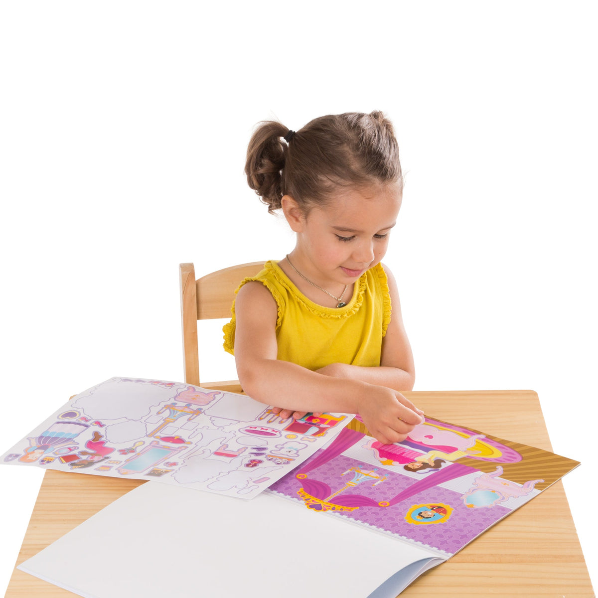 Educational Reusable Sticker Pad - Princess Castle