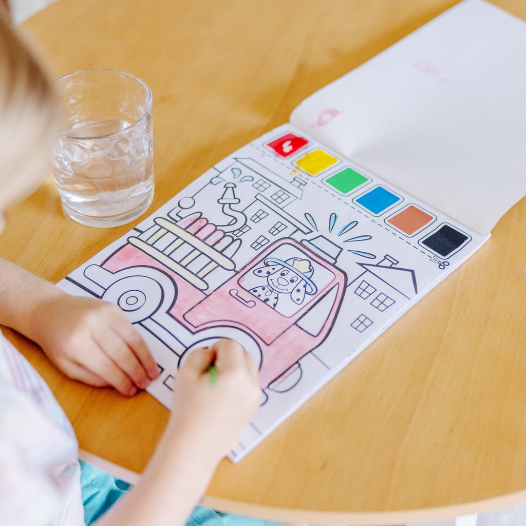 Educational Paint With Water - Vehicles