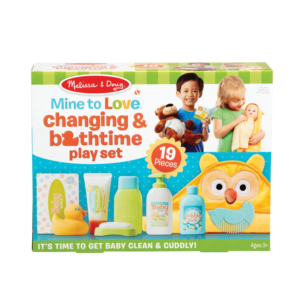 Educational Mine to Love Changing & Bathtime Play Set