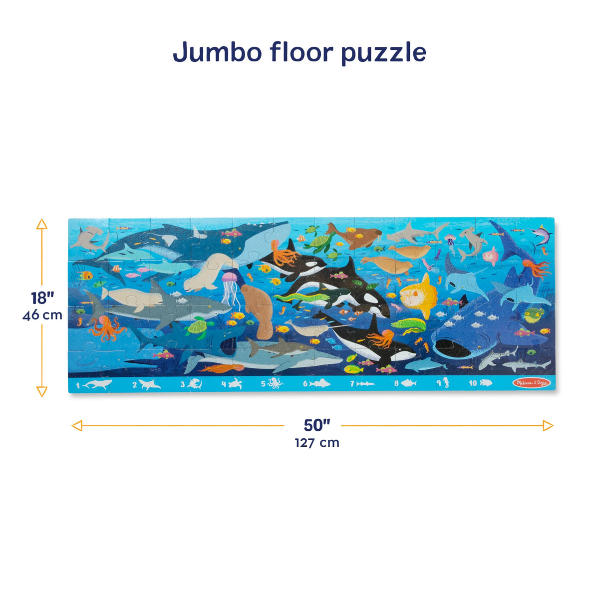 Educational Search & Find Beneath the Waves Floor Puzzle - 48 Pieces