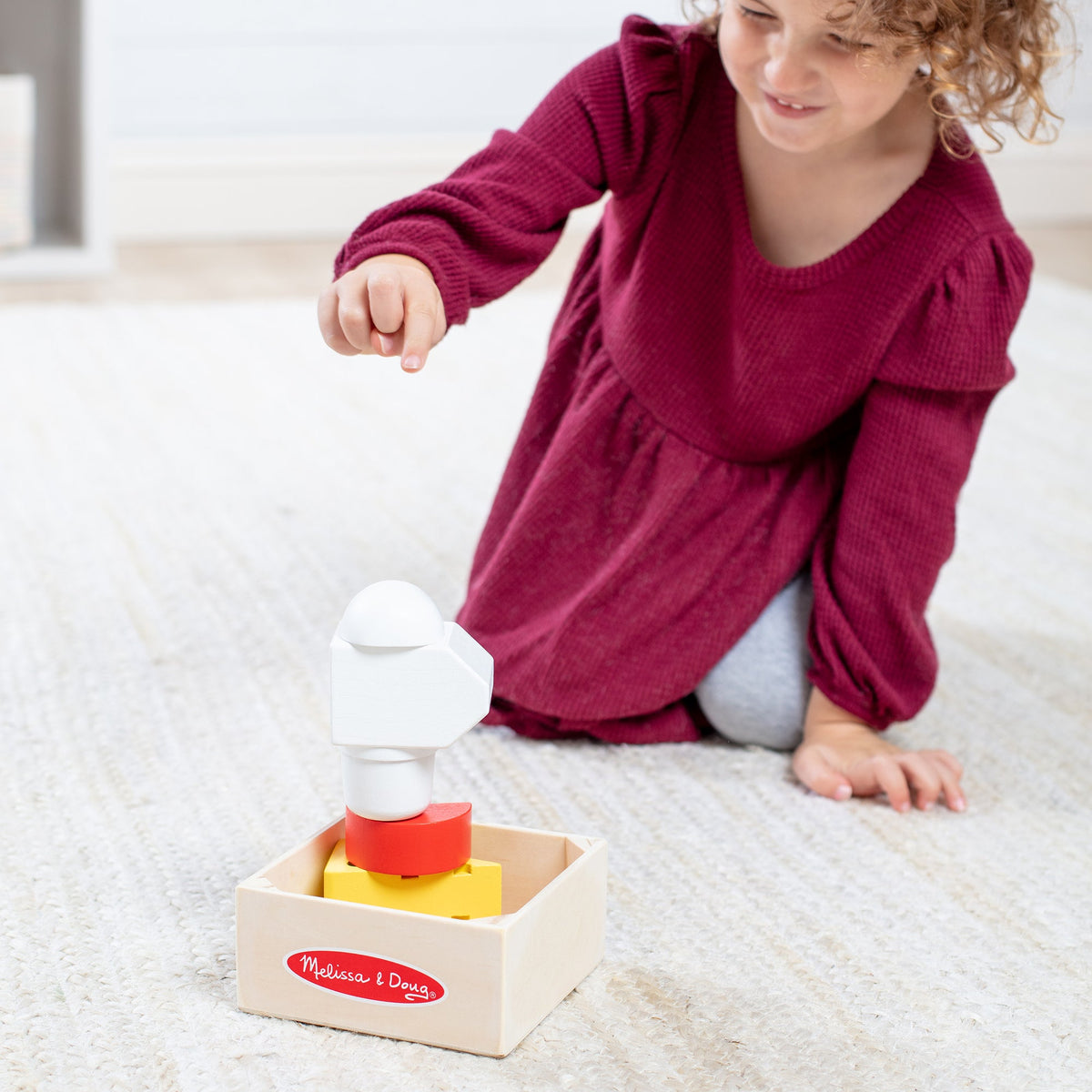 Educational Wooden Food Groups Play Set Dairy