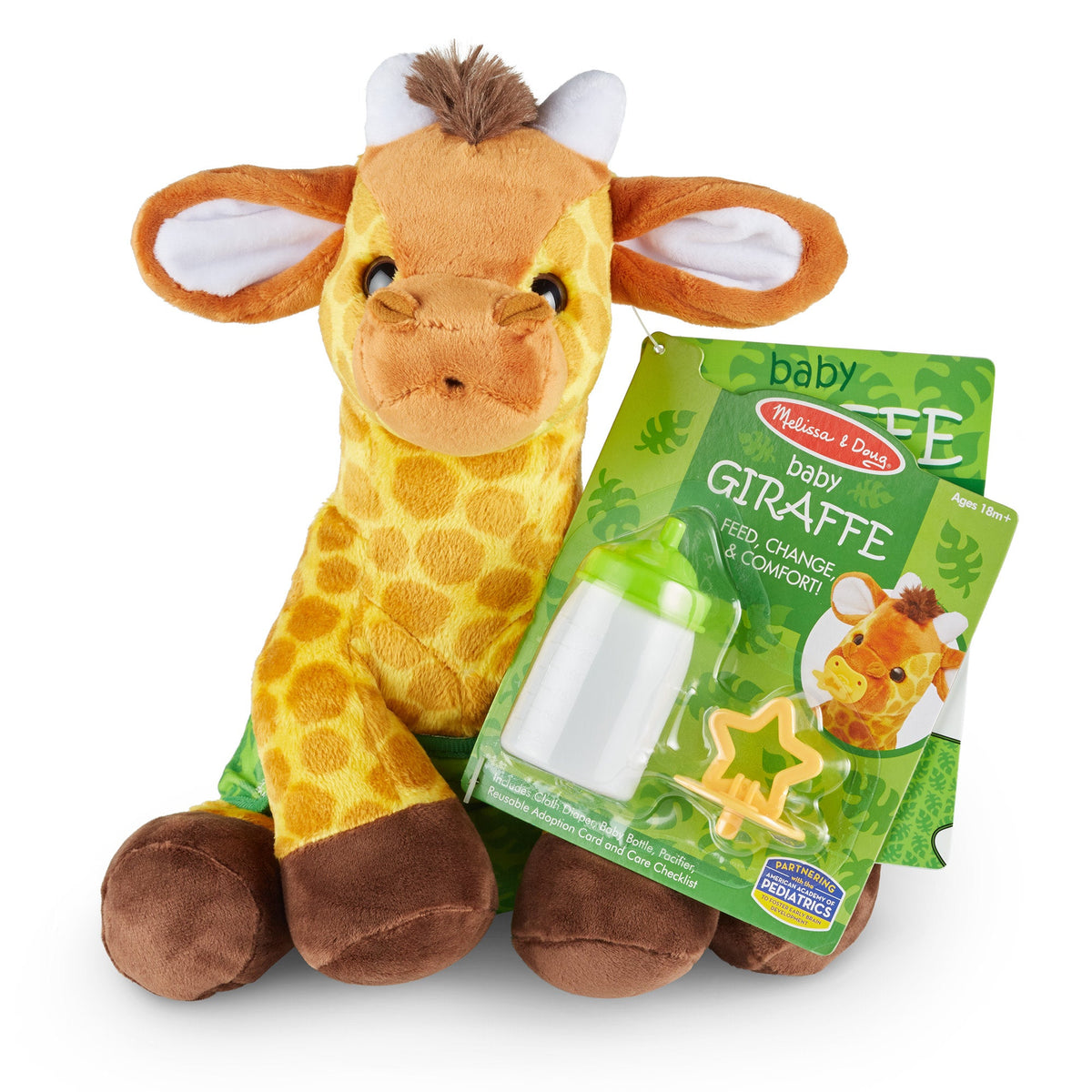 Educational Baby Giraffe Stuffed Animal