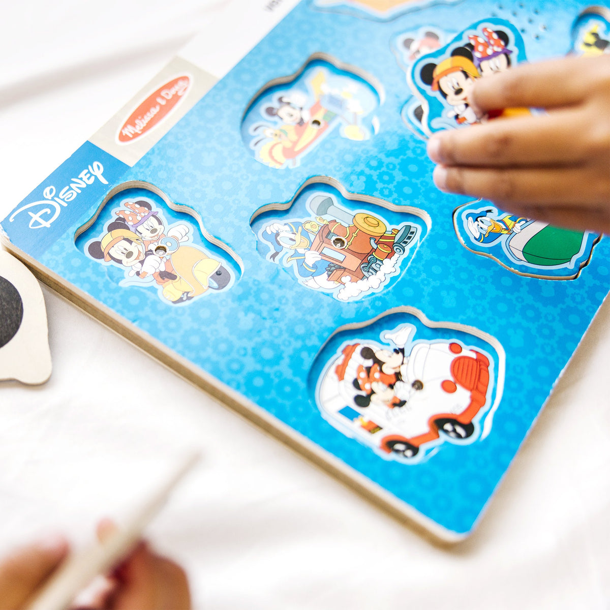 Educational Disney Mickey Mouse & Friends Vehicles Sound Puzzle - 8 Pieces