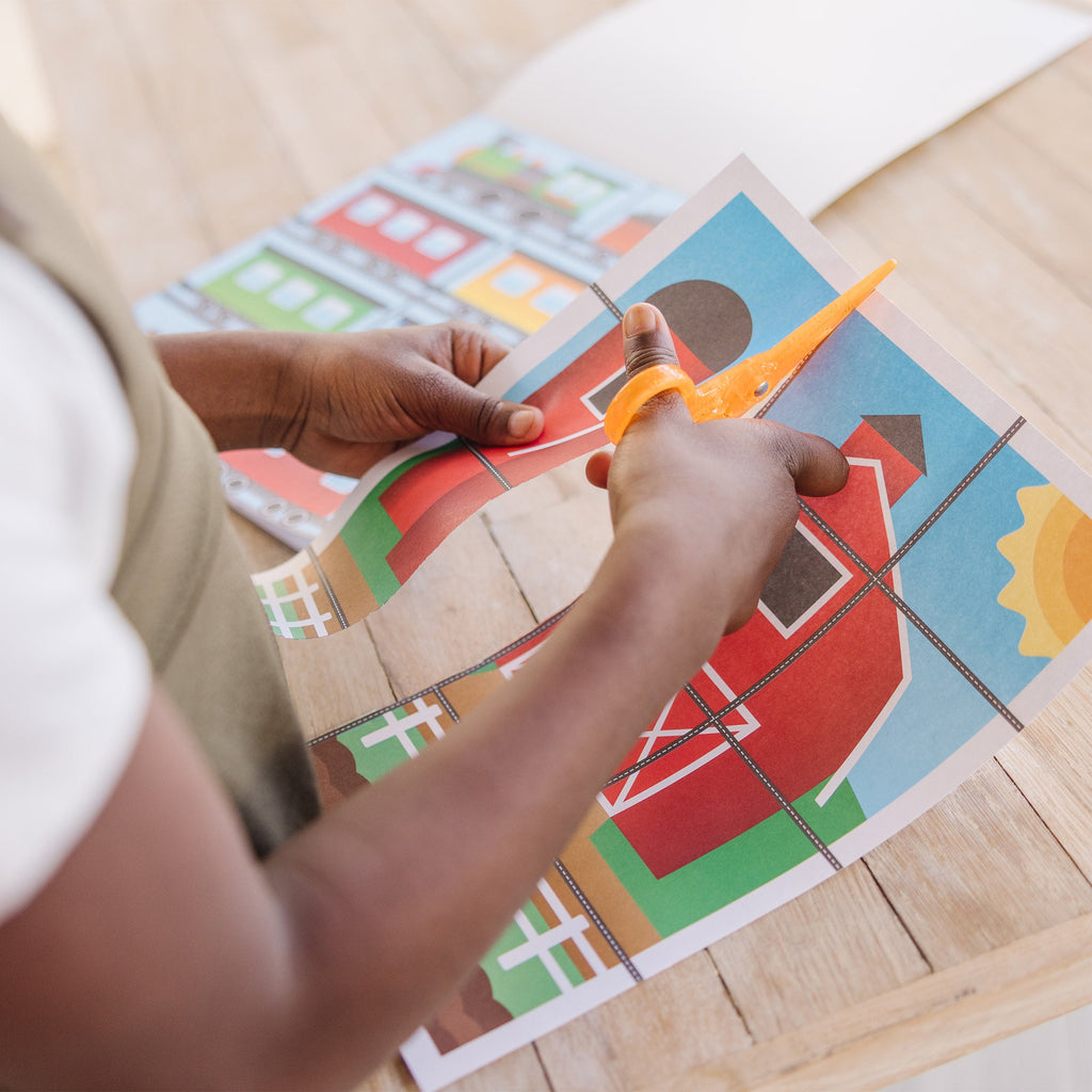 Educational Scissor Skills Activity Pad