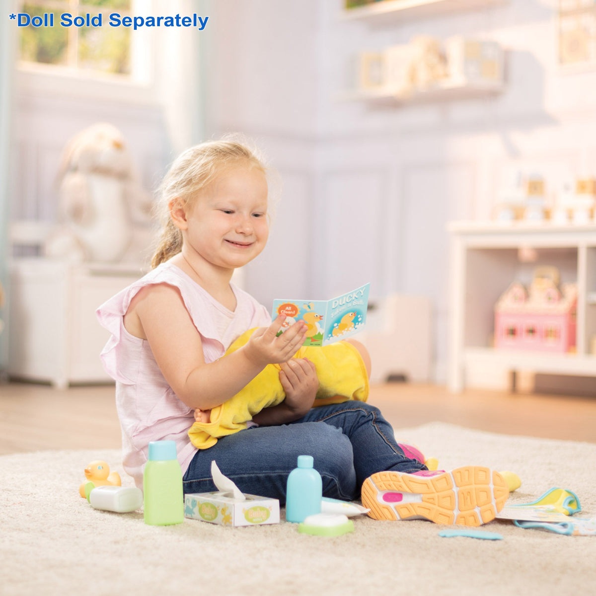 Educational Mine to Love Changing & Bathtime Play Set