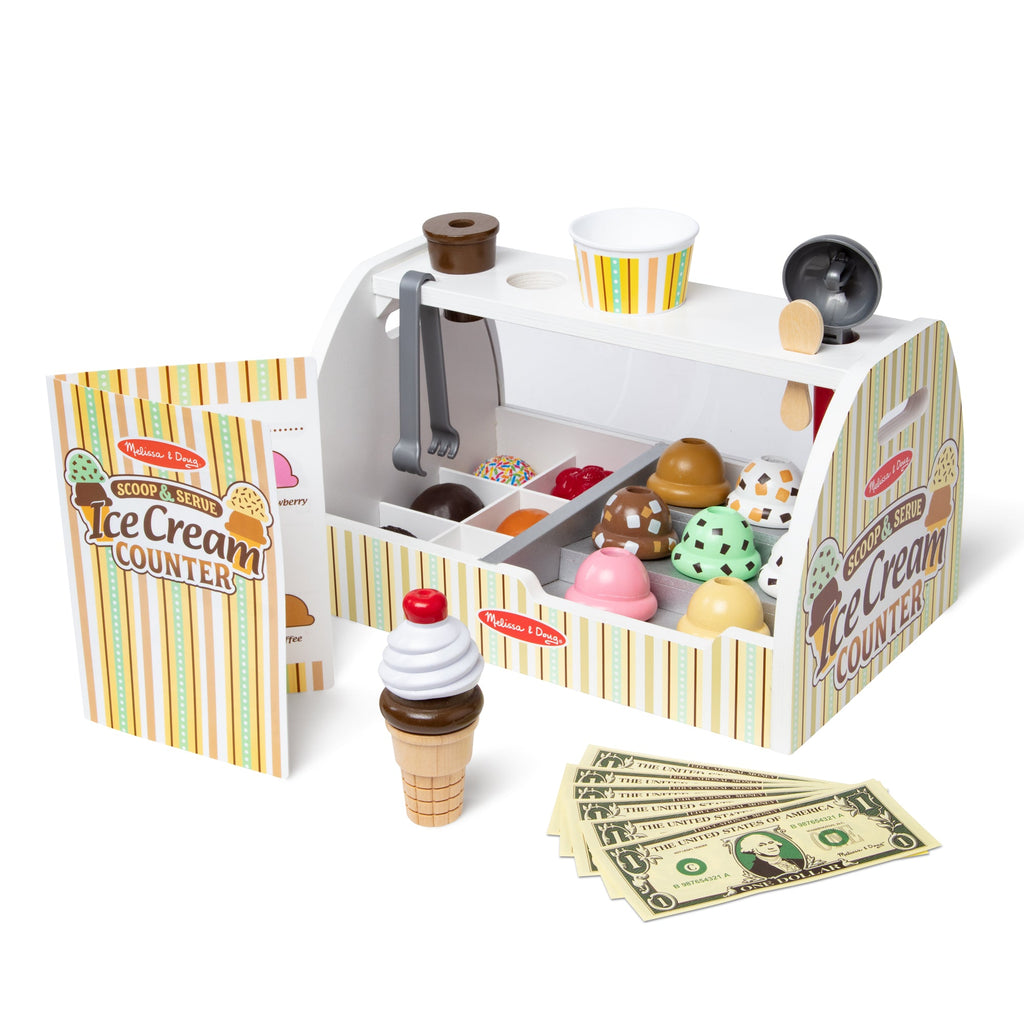 Educational Scoop & Serve Ice Cream Counter
