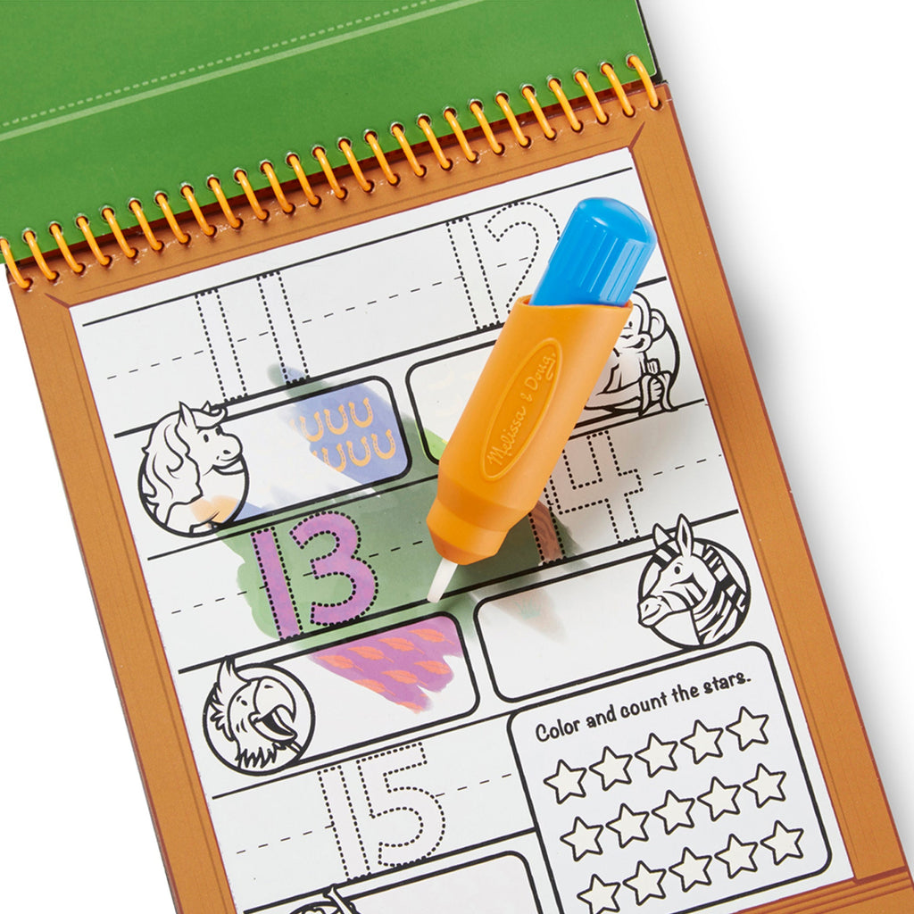 Educational Water Wow Water-Reveal Activity Pad - Numbers