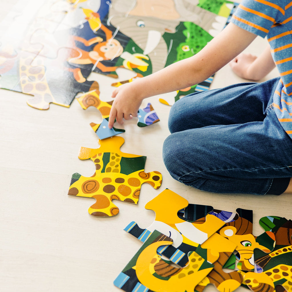 Educational Safari Social Floor Puzzle - 24 Pieces