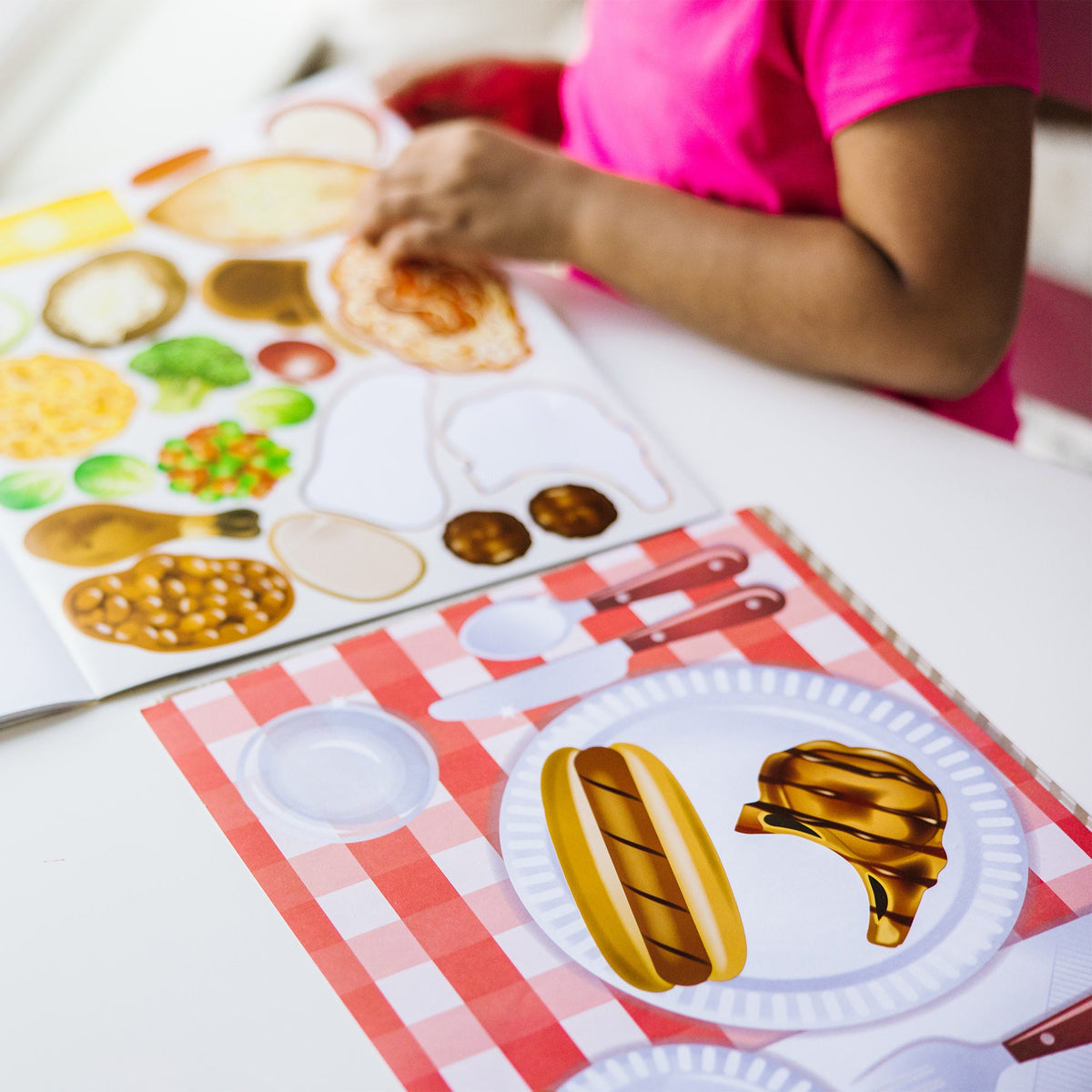 Educational Make-a-Meal Sticker Pad