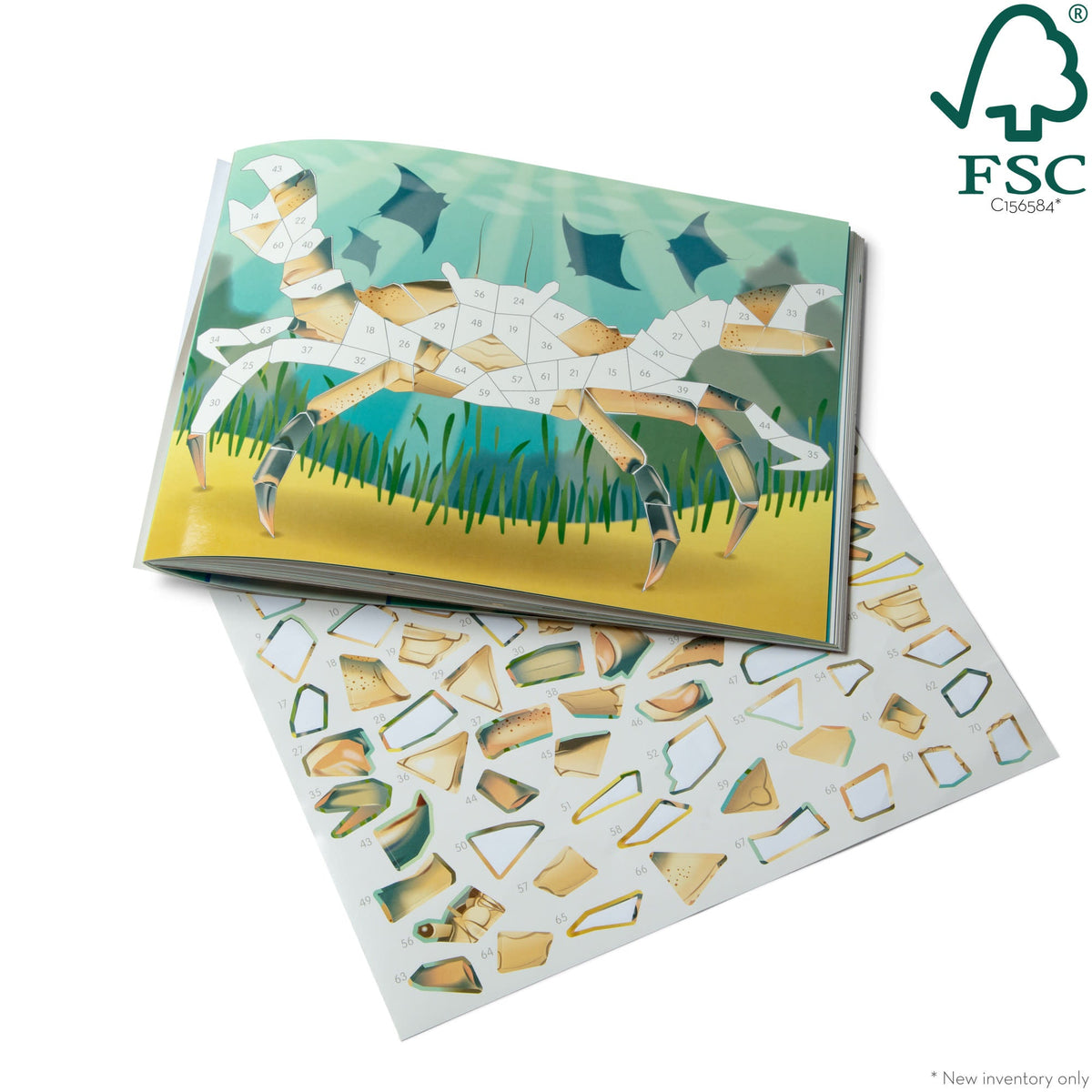 Educational Mosaic Sticker Pad - Ocean