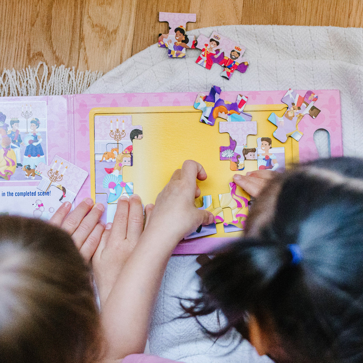 Educational Take-Along Magnetic Jigsaw Puzzles Princesses