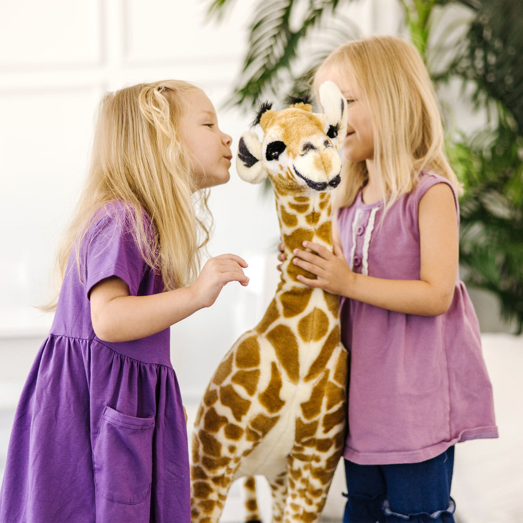 Educational Lifelike Plush Baby Giraffe