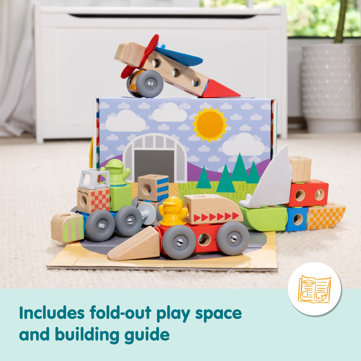 Educational Blockables Vehicles Play Set