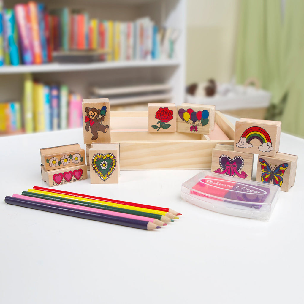 Educational Wooden Stamp Set - Friendship