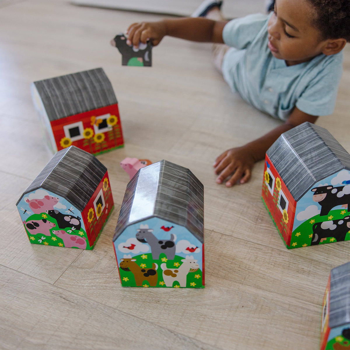Educational Nesting & Sorting Barns & Animals