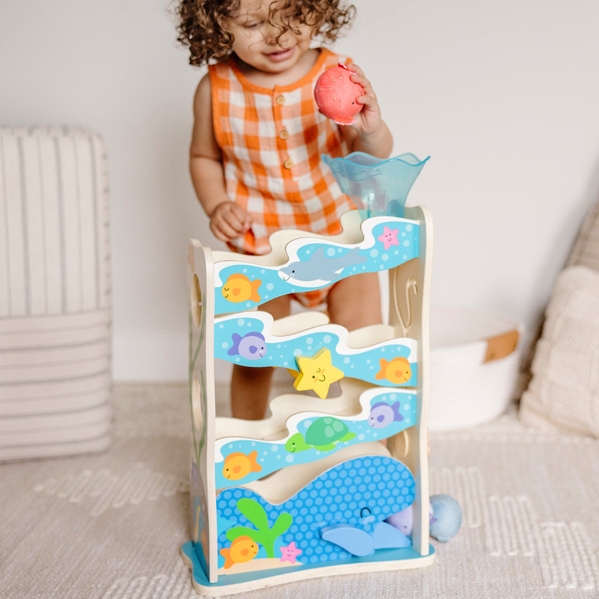 Educational Rollables Wooden Ocean Slide