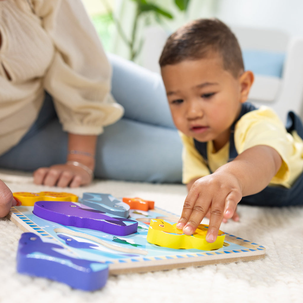 Educational Sea Creatures Chunky Puzzle - 7 Pieces
