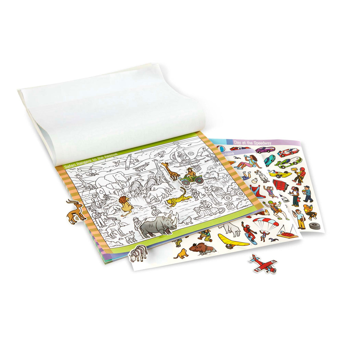 Educational Seek & Find Sticker Pad Adventure