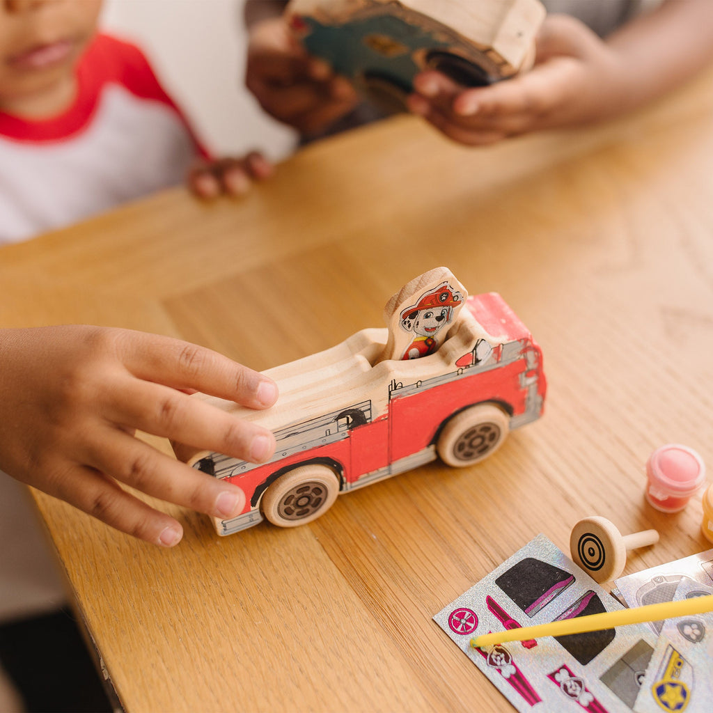 Educational PAW Patrol Wooden Craft Kit - Vehicles