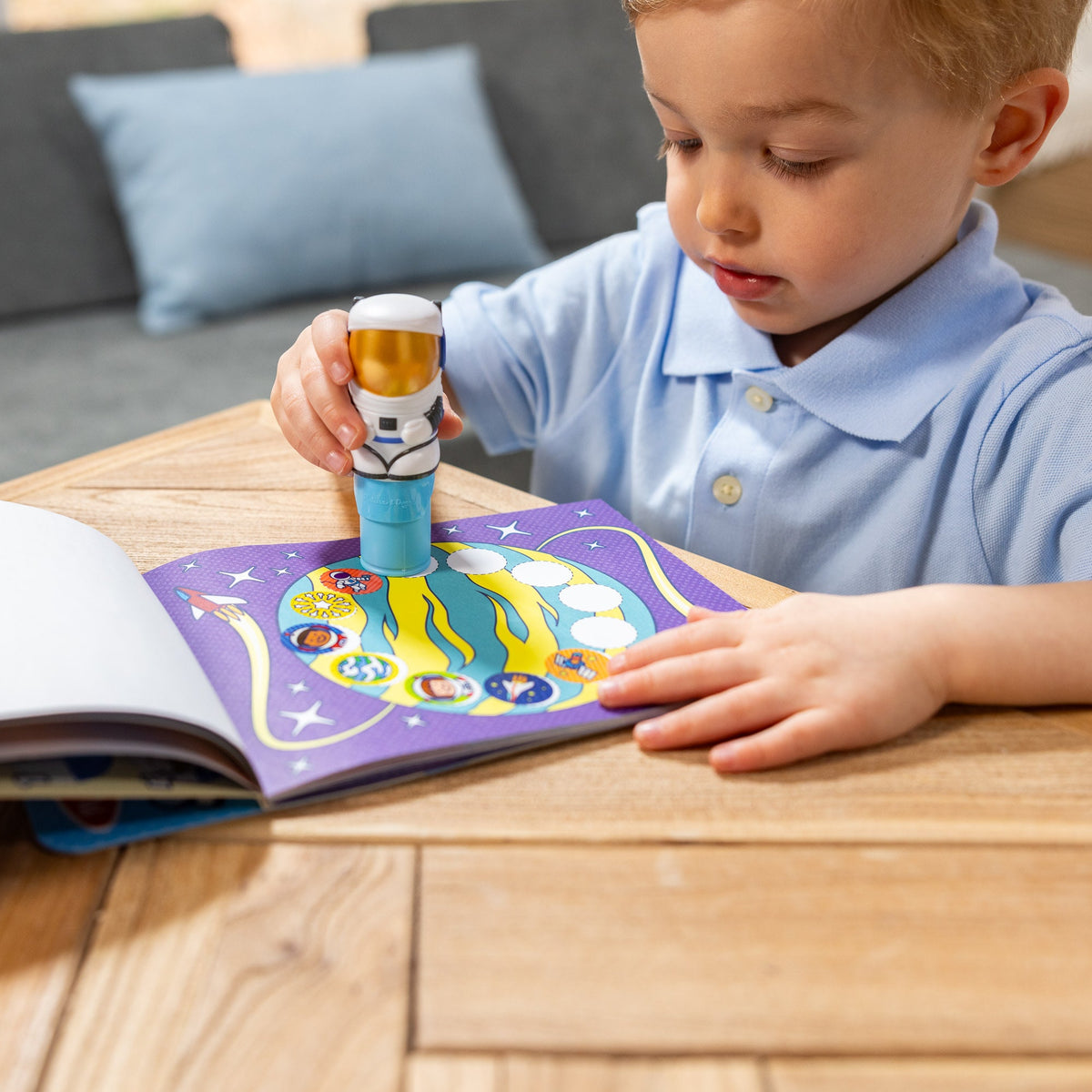 Educational Sticker WOW Activity Pad & Sticker Stamper - Astronaut