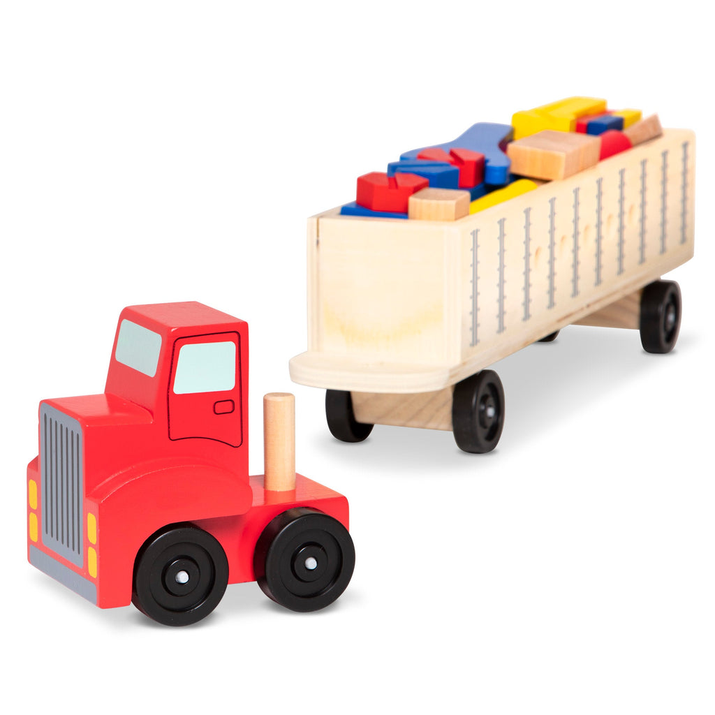 Educational Wooden Big Rig Building Set