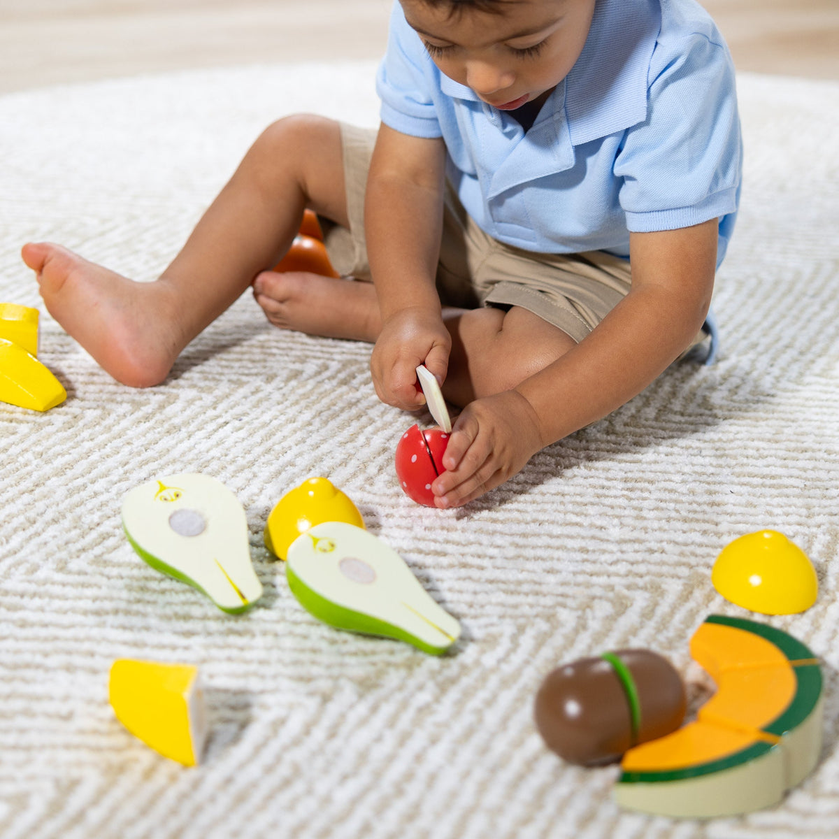 Educational Wooden Cutting Fruit Play Food