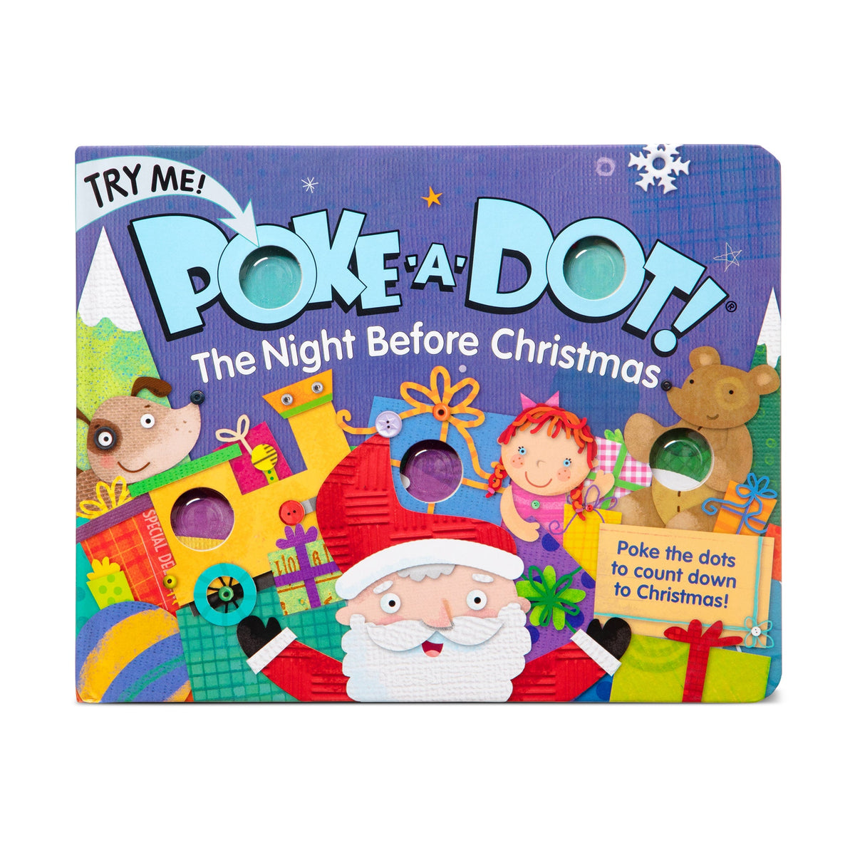Educational Poke-a-Dot The Night Before Christmas Board Book