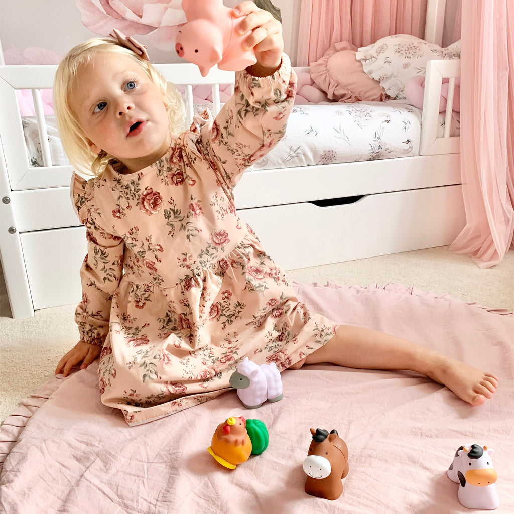 Educational Pop Blocks Farm Animals